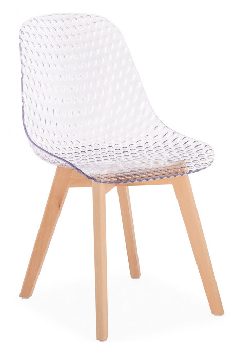 Пластиковый стул Vart clear / wood