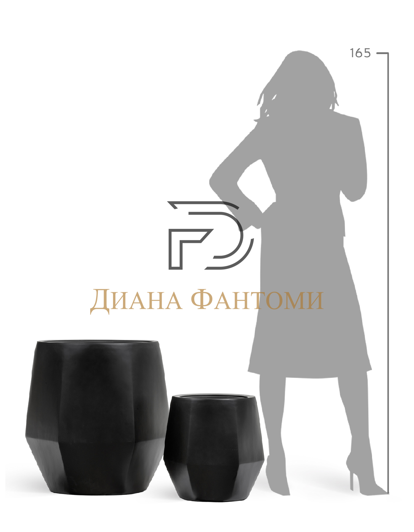 Кашпо - Crystal - Многогранник — изображение 2