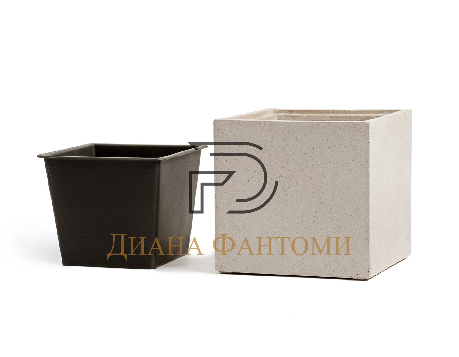 Кашпо - Beton - Куб — изображение 4