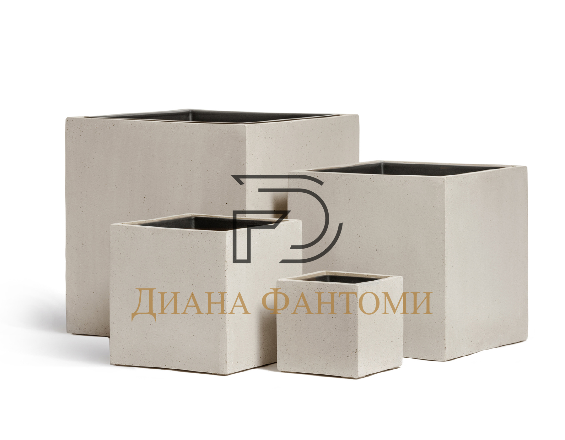 Кашпо - Beton - Куб