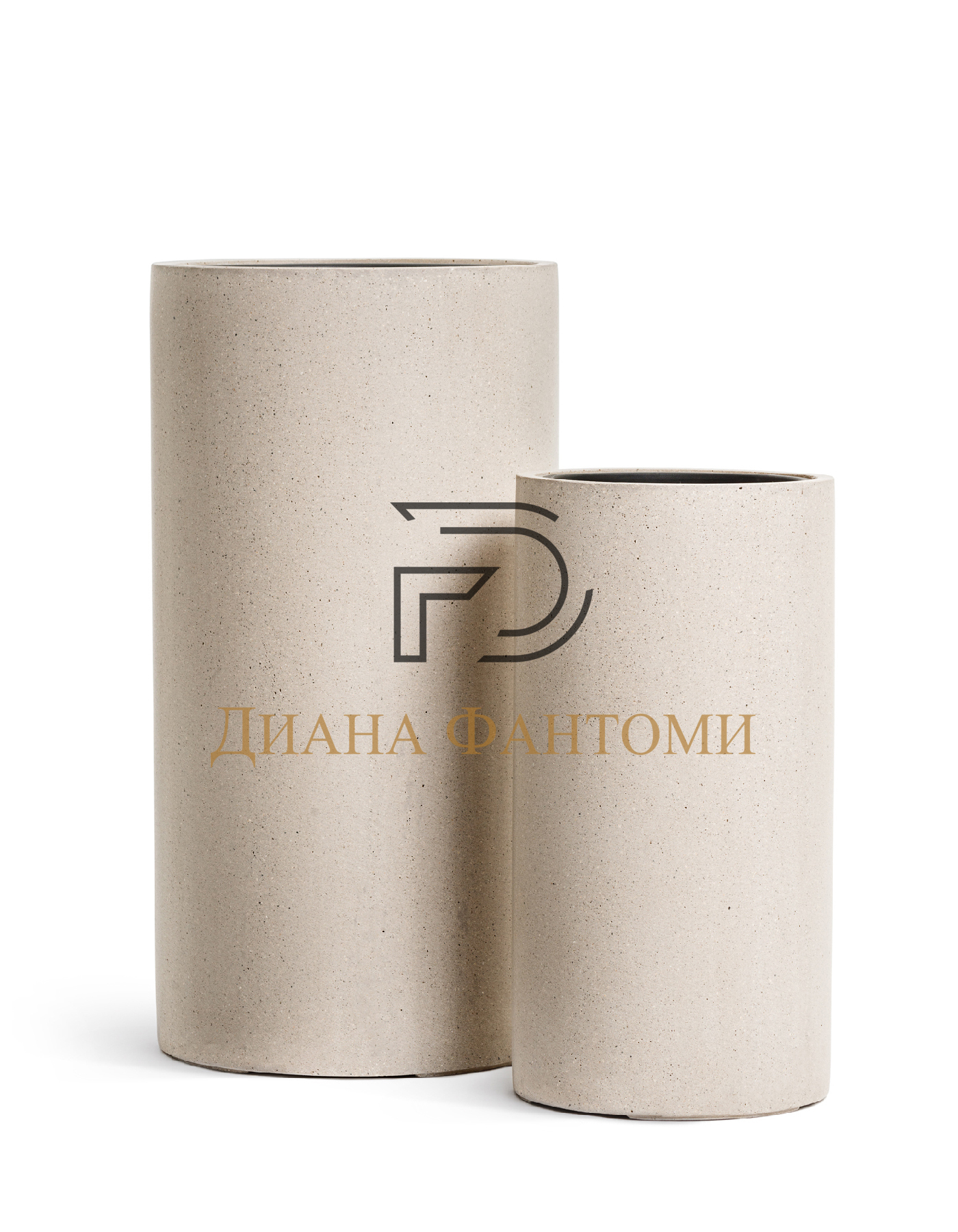 Кашпо - Beton - Высокий цилиндр