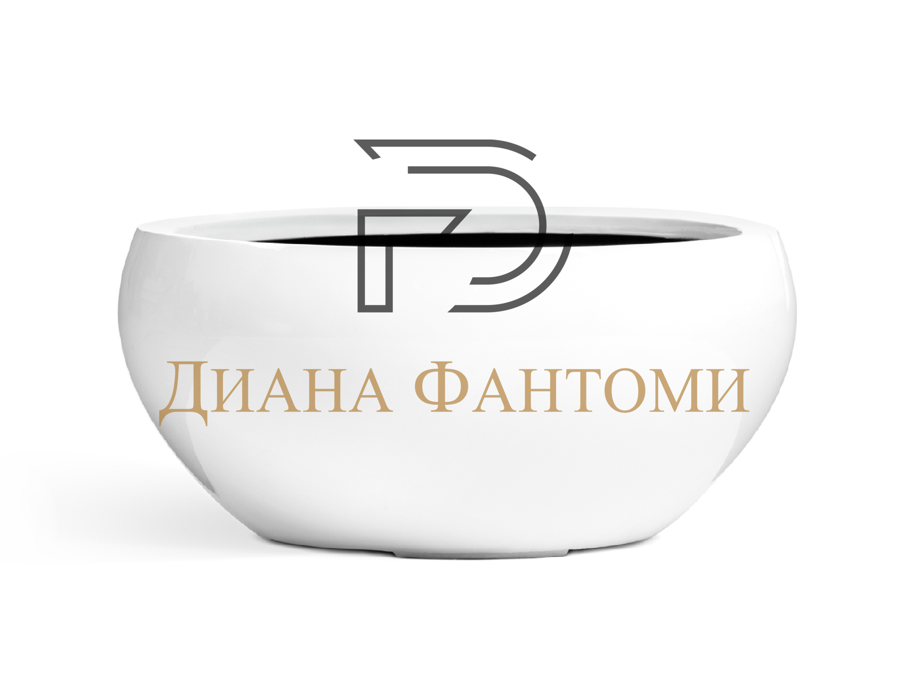 Кашпо - Gloss - Низкая полусфера — изображение 2
