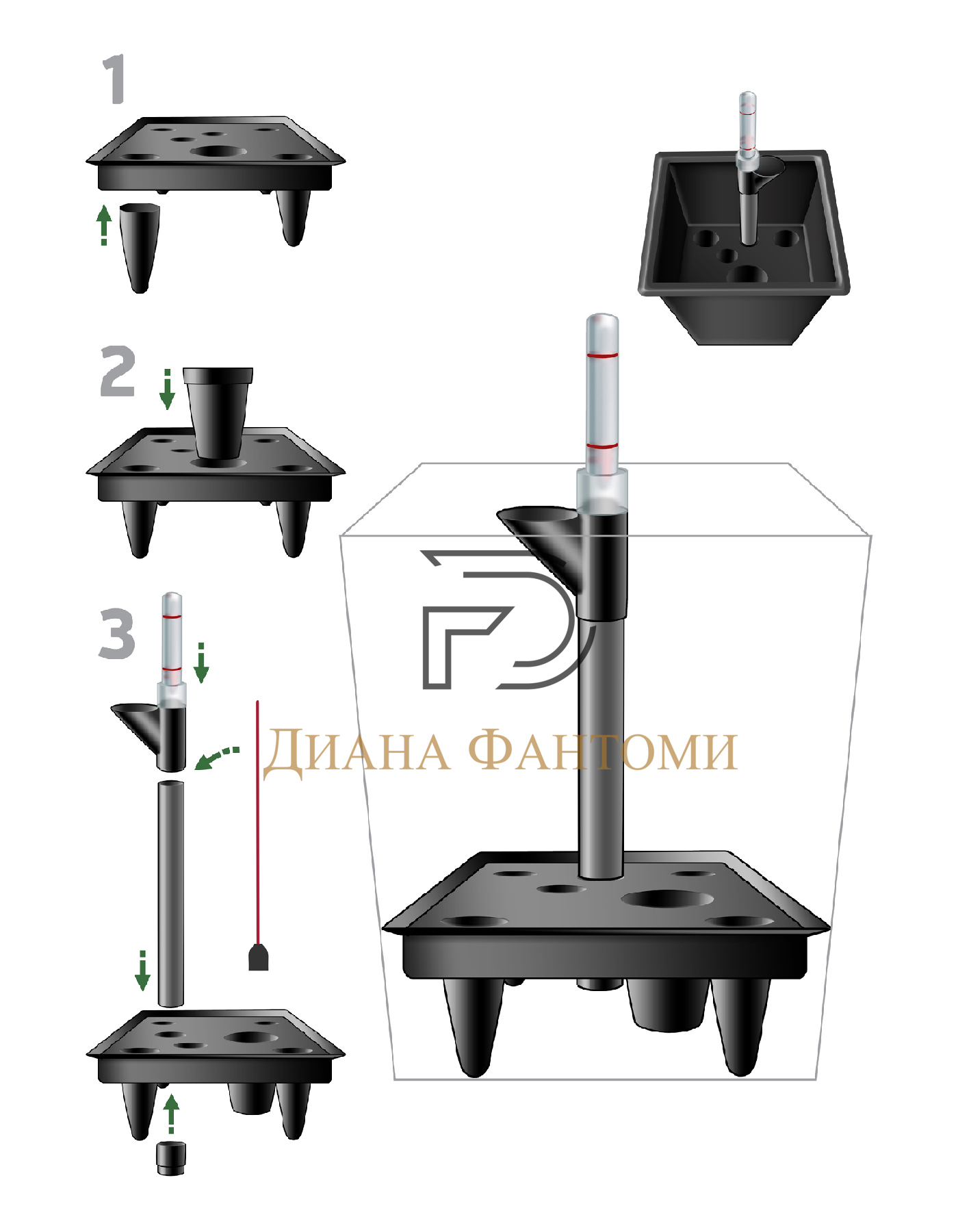 Система автополива SQ-21 для кашпо — изображение 2
