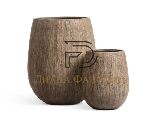 Кашпо - Wood - Округлая чаша